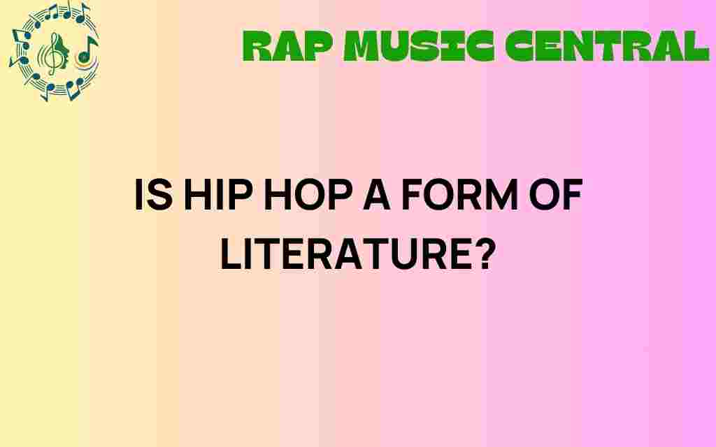 is-hip-hop-a-form-of-literature