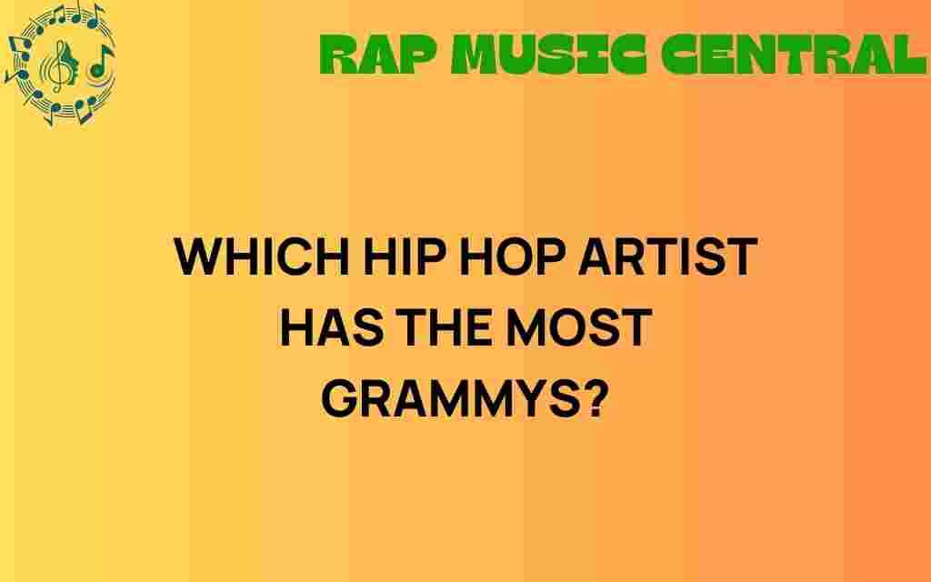 hip-hop-artist-most-grammys