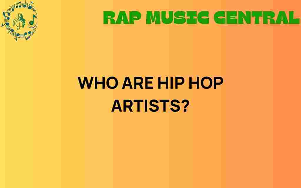 who-are-hip-hop-artists