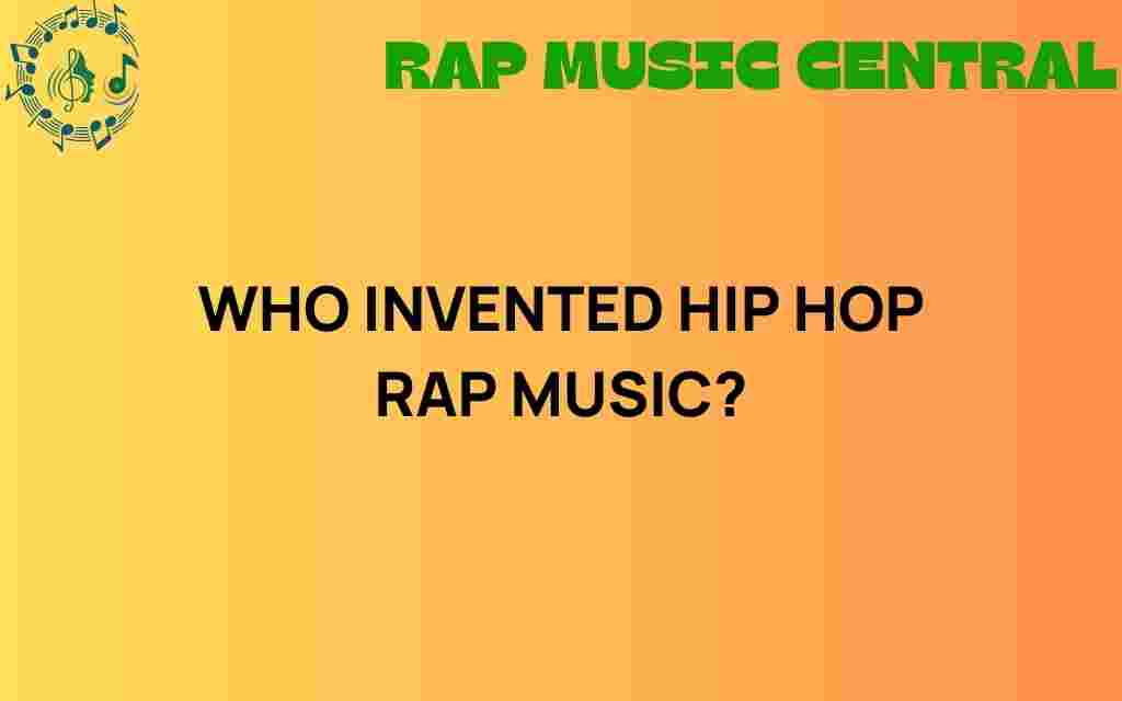 who-invented-hip-hop-rap-music