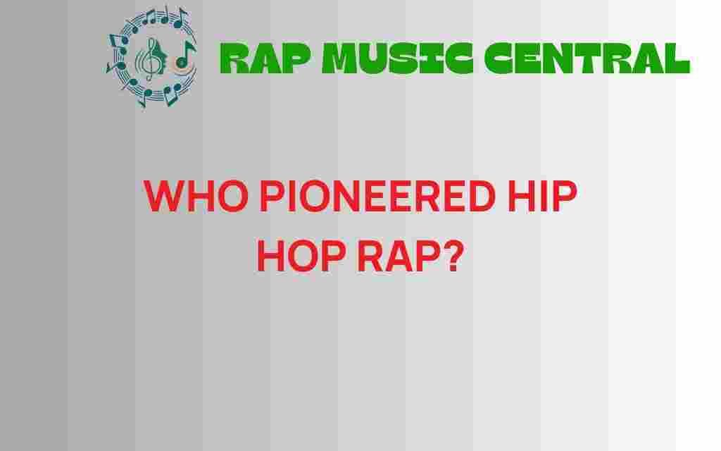who-pioneered-hip-hop-rap